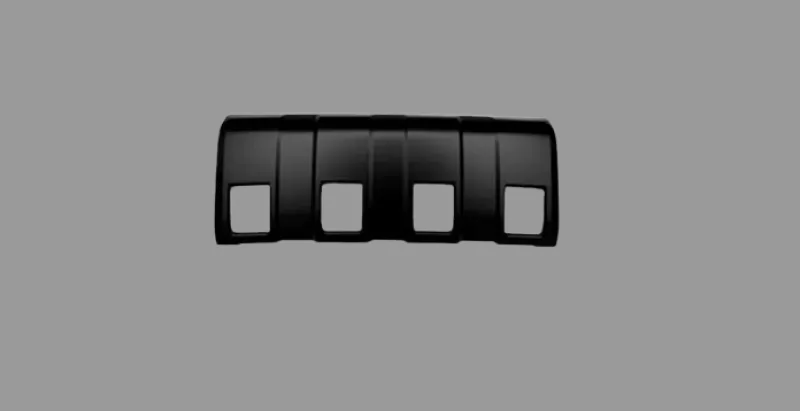 Toyota Land Cruiser 2024-2027 Front Bumper Lower Board Paid
